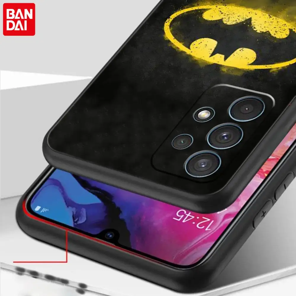 hot batman logo case for samsung galaxy a50 a70 a10 a40 a20s a10s a90 5g a80 a60 a01 a02s a02 a03 a03s soft cover coque free global shipping