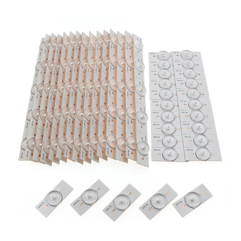 

HOT 100PCS 3V SMD Lamp Beads With Optical Lens Fliter For 32-65 Inch LED TV Repair Led Light Strip Parts Accessories