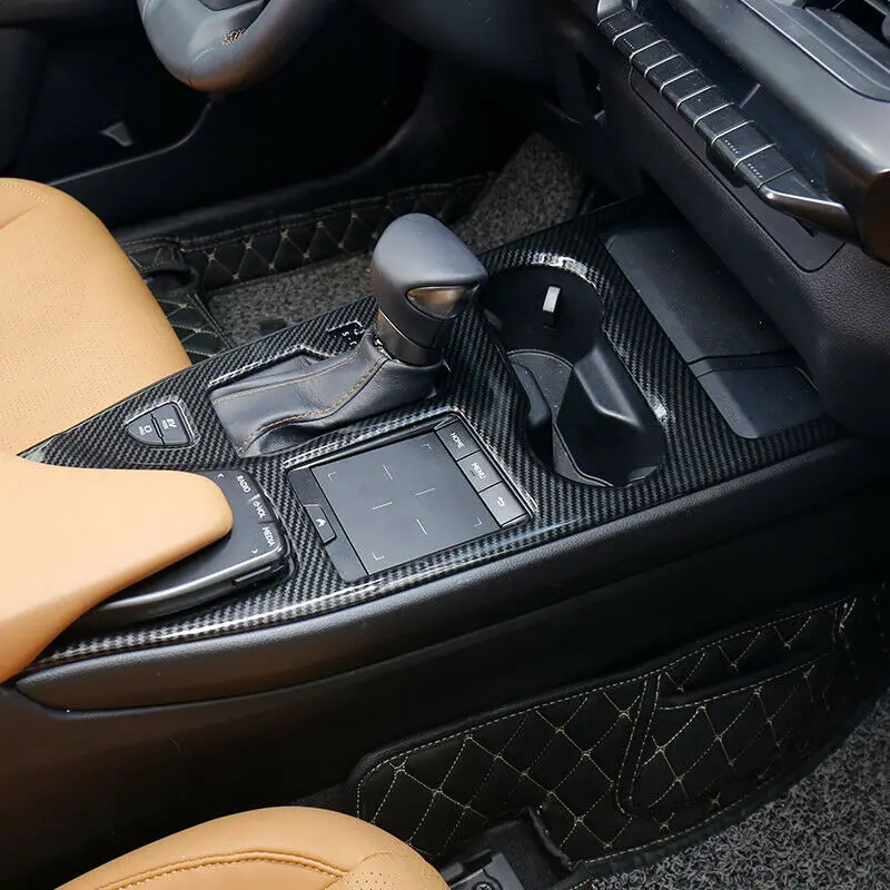 

LHD Carbon Fiber Gear Shift Box Panel Cover For Lexus UX UX200 UX250h 2018-2021