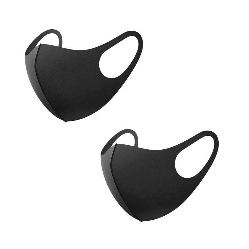 

Anti-Dust Black Mouth Mask, Unisex Cotton Face Mask Muffle Mask Anime Mask For Cycling Camping Travel For Kids Teens Men Women,