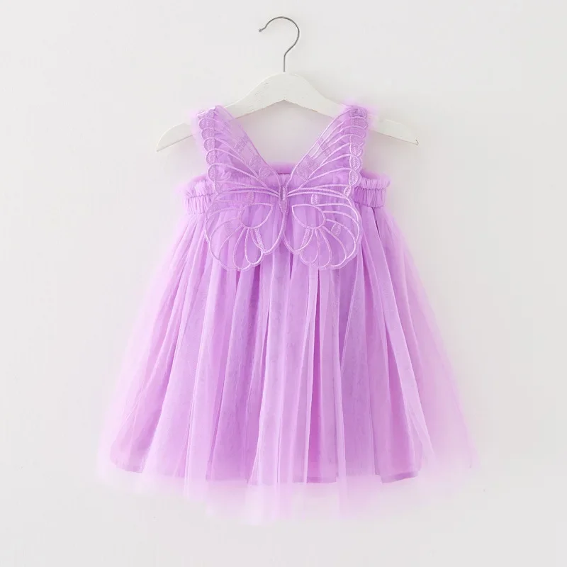 Детское платье из полиэстера для девочек 4-6 лет