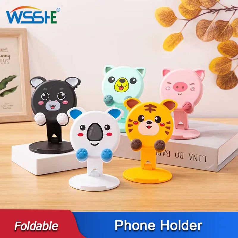 

Adjustable Cell Phone Stand Universal Desktop Smartphone Holder Foldable Tablet Bracket For iPhone Xiaomi Samsung Portable Stand