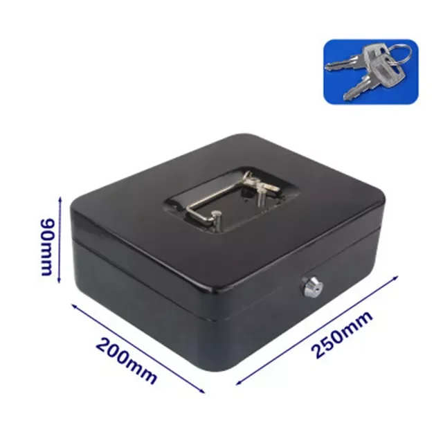 

Key Locker Safe Home Shop Steel Mini Money Box Security Cash box Storage Box Hidden Coin Money Jewellery