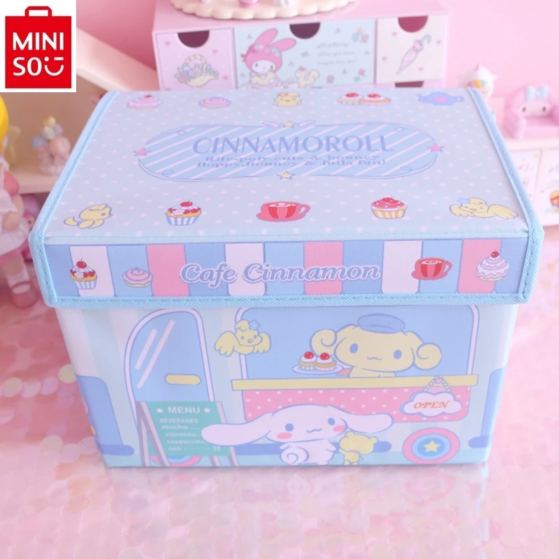 MINISO helloKitty корзина для студенческого общежития с глубоким вырезом складная