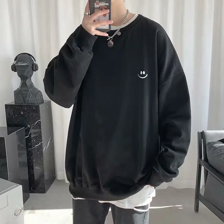 

2022 Hoodies Sweatshirt Mens Black White Hip Hop Punk Pullover Streetwear Casual Fashion Clothes Mens Oversized Korean Harajuku