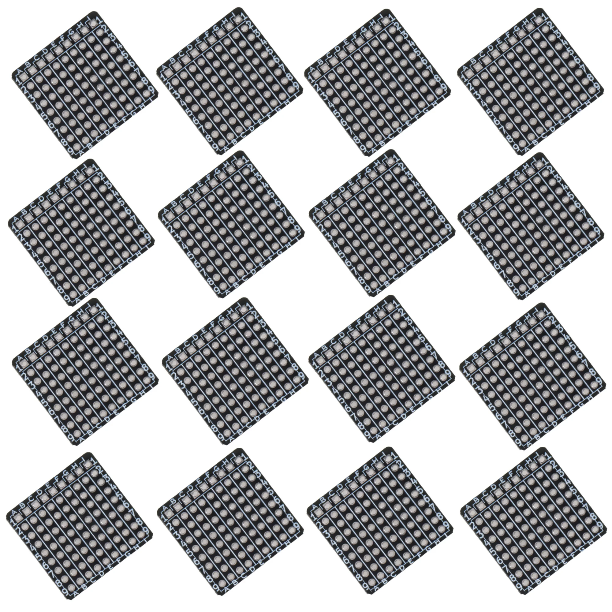 

2000 шт., 25,4x25,4 мм, миниатюрный размер, прототип платы, печатная плата, паяльная макетная плата