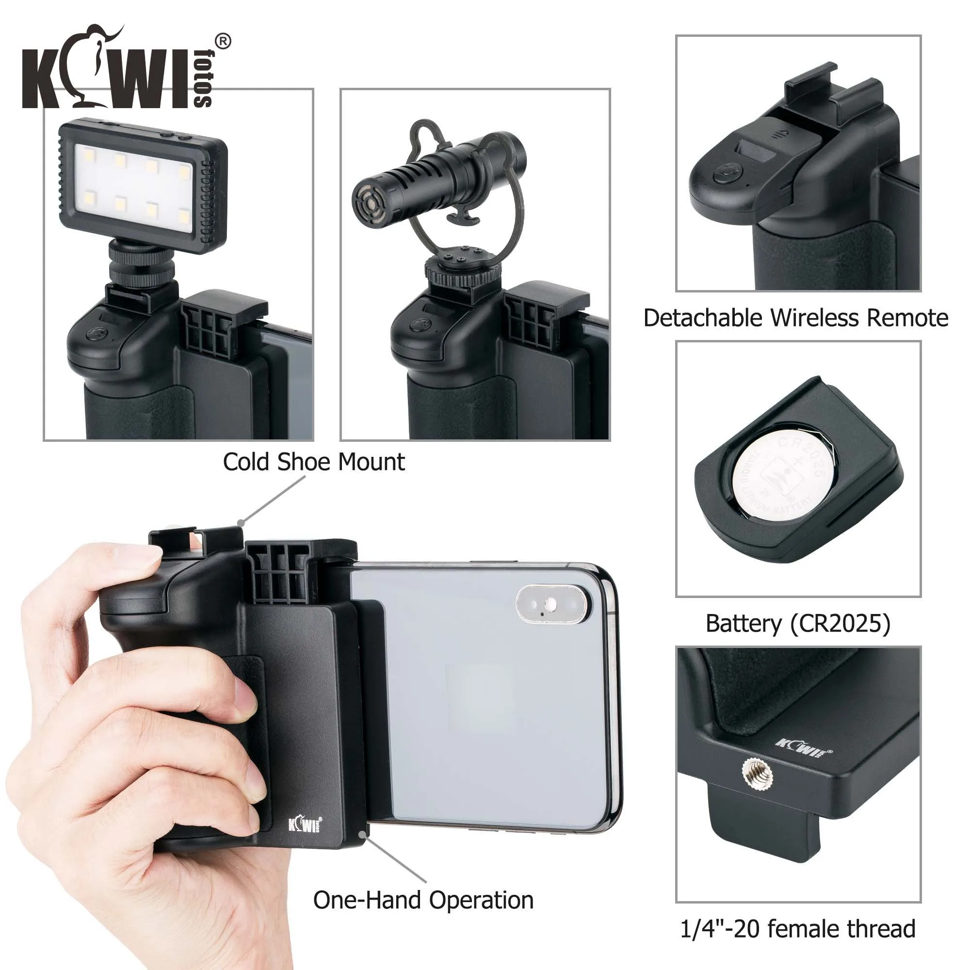 Беспроводной пульт дистанционного управления для Vlog съемки в режиме реального