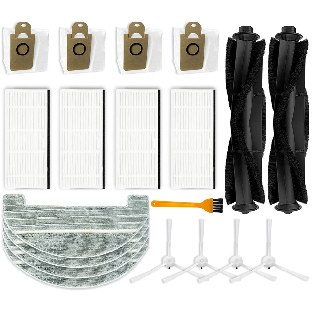 

Main Brush For Ultenic T10 Robot Vacuum Cleaner Replacement Parts Accessories Main Brush Side Brush Filters Mop Cloth Dust Bags