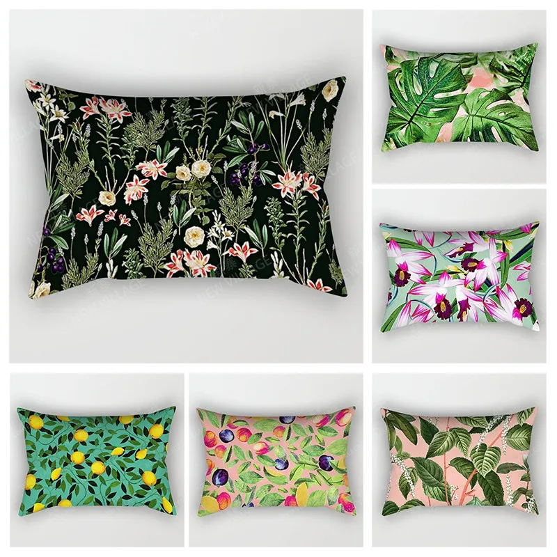 

Nordic fall home decor 30*50 throw pillow case sofa modern boho living room Cushion cover leaf 30x50cm simple plant 40x60cm