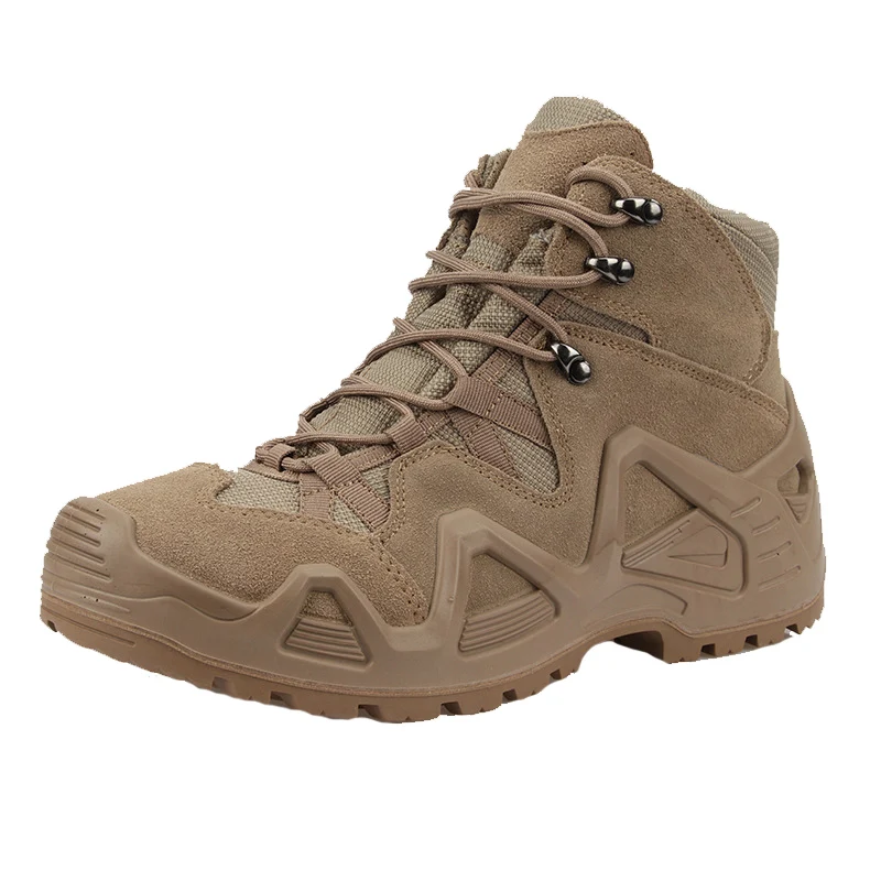 

Походная обувь, боевые ботинки цвета хаки, тактические уличные песочные ботинки, Военные Поклонники, походные спортивные тактические ботинки