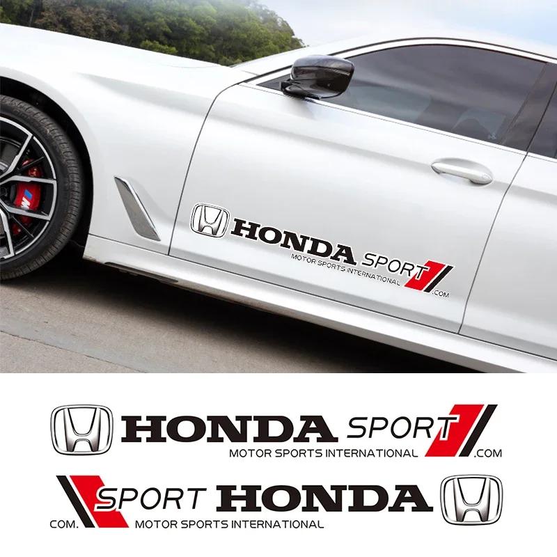 2 шт. наклейки на боковые двери автомобиля Honda Civic