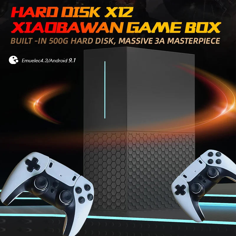 Набор микросхем S922x 500 г жесткий диск ТВ-игровая коробка X12support 50 игровой эмулятор