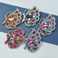 new butterfly brooches for women vintage pearl multicolor rhinestone cute insect weddings casual brooch pins jewelry