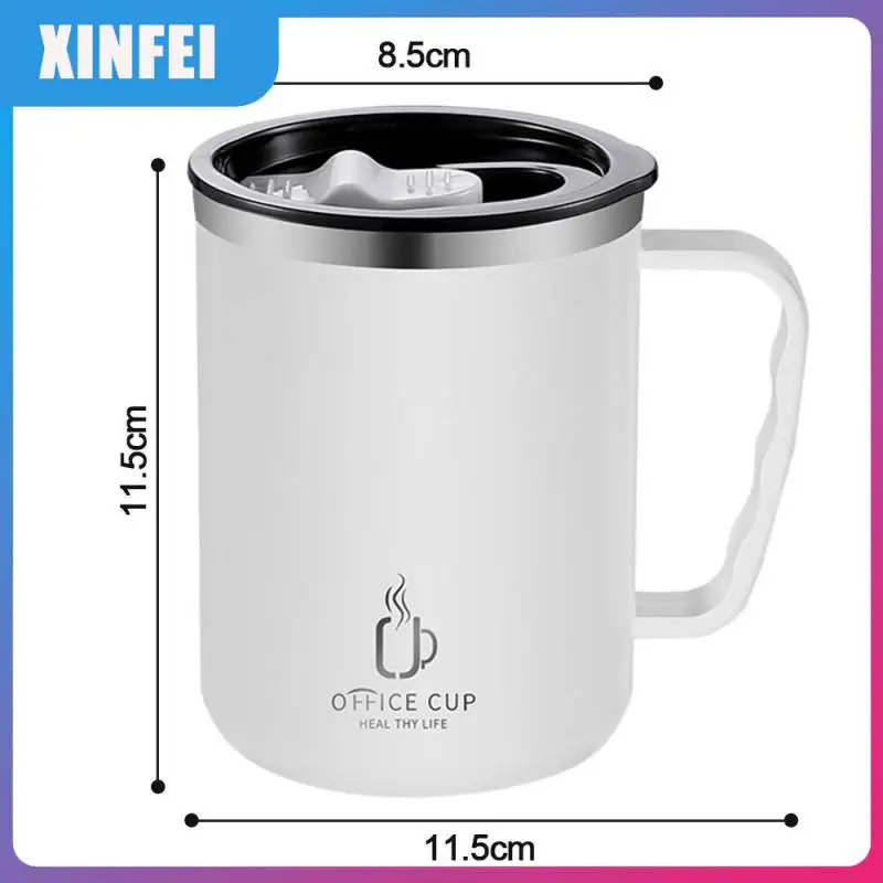 

Sealed Leak-proof Water Bottle 304 Stainless Steel Liner Food Grade Silicone Sealing Rin Thermos Cup Wide-mouth Design Drinkware