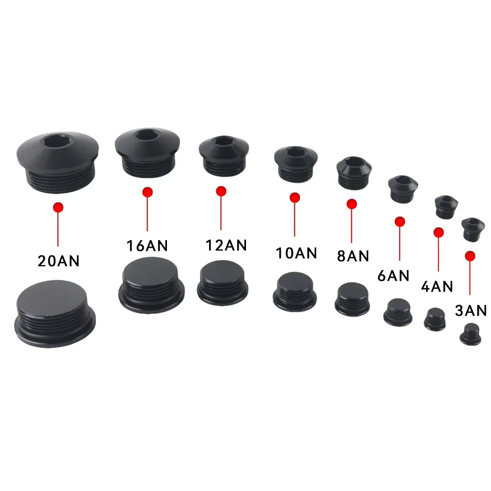 Фото Алюминий-3AN -4AN -6AN -8AN -10AN -12AN -16AN -20AN ORB Розетка с шестигранным уплотнительным кольцом Босс-штекер №2