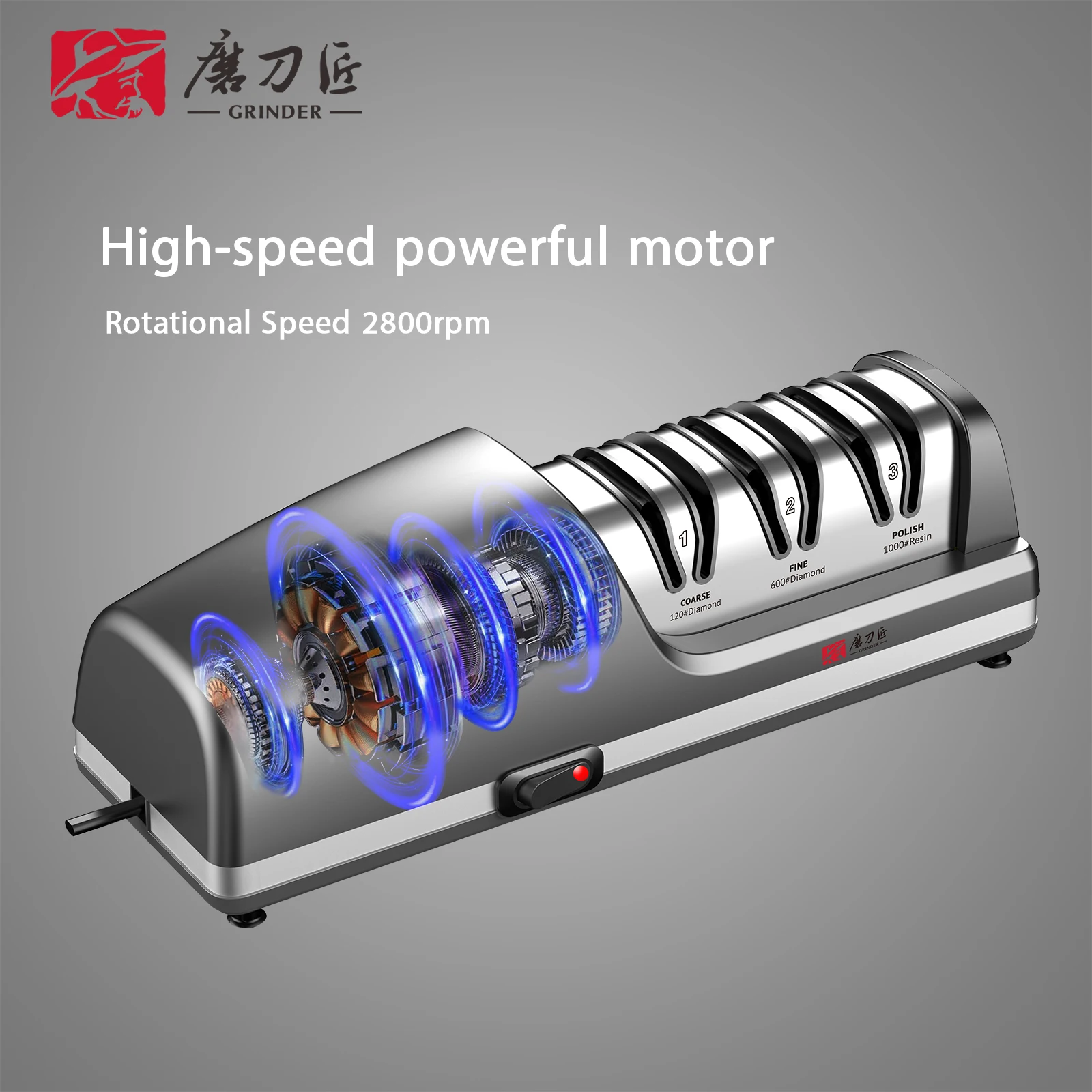 

Электрическая точилка для ножей GRINDER Precise 15°