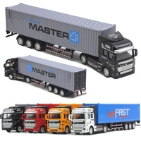 148 scale inertial container truck auto truck car toy boys children favorite birthday gift large transport vehicle model