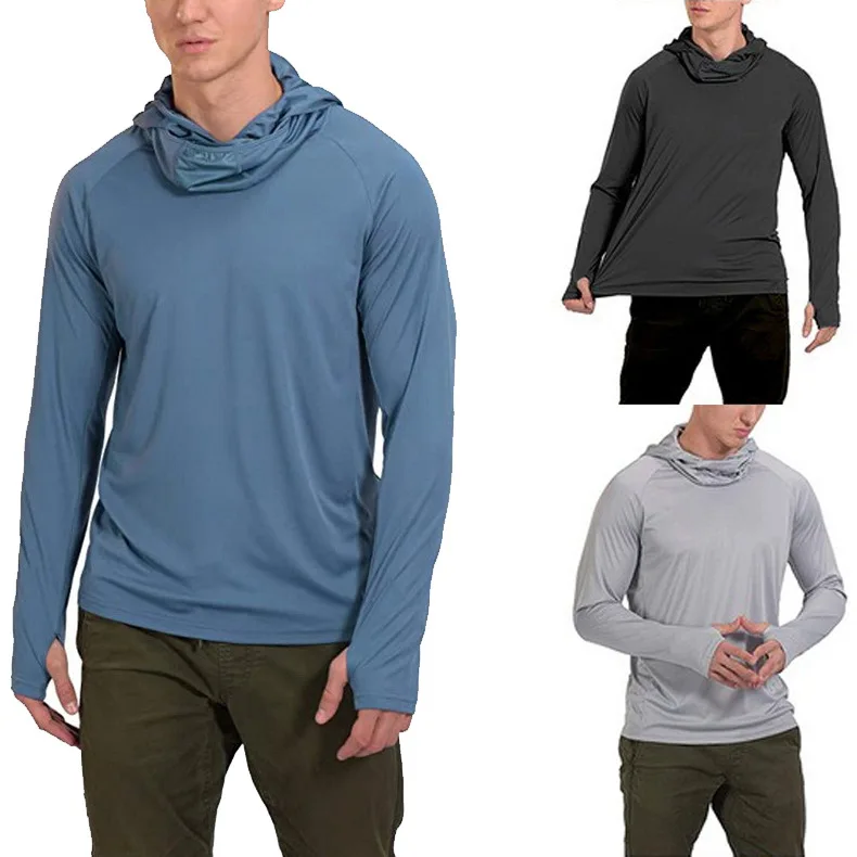 

Men's Sunscreen Clothing Summer Outdoor Anti-mosquito Clothing Breathable Hoodi