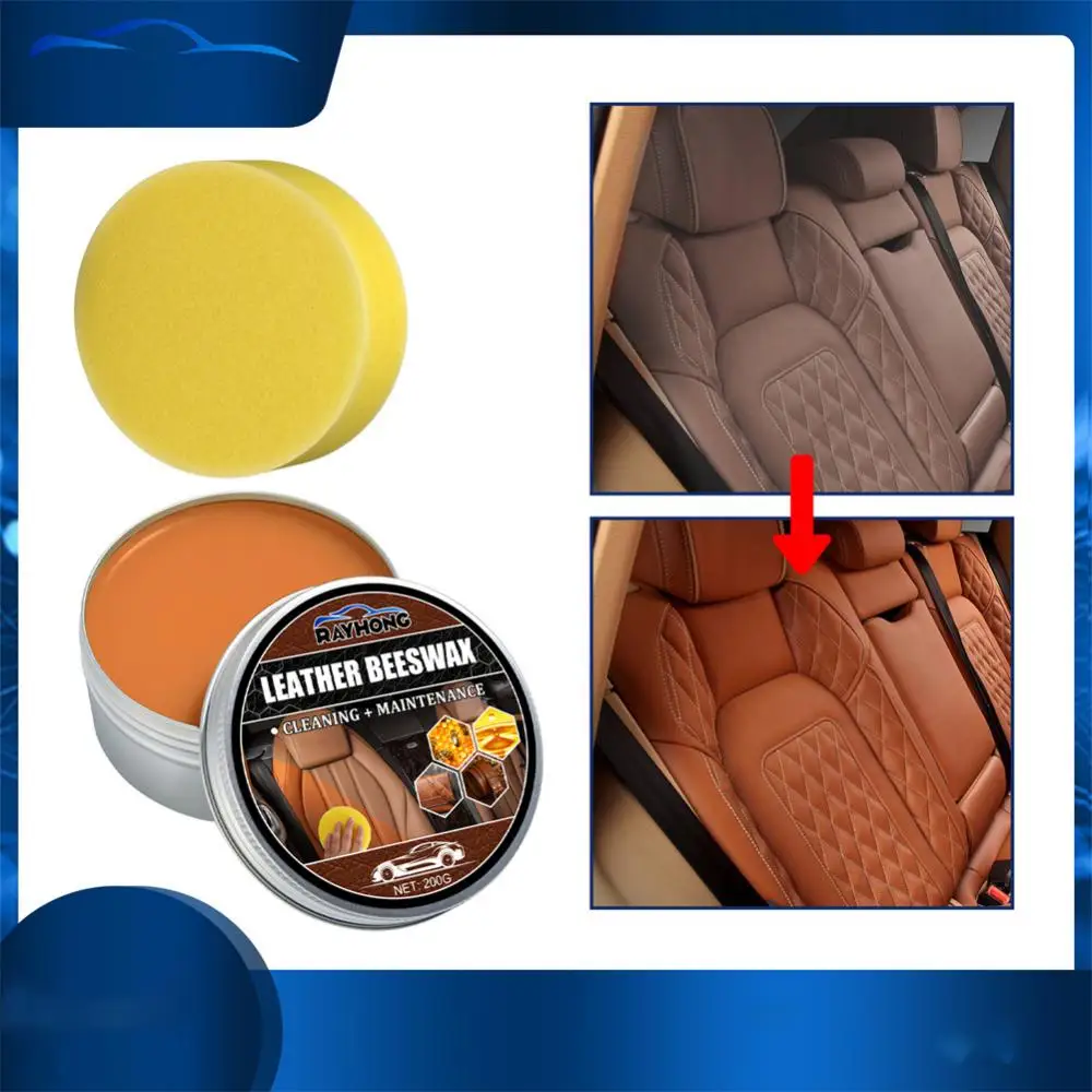 

Car Maintenance Wax No Residue Water Proof Brightening Universal Cleaning Car Beauty Suit Car Seat Leather Bag Decontamination