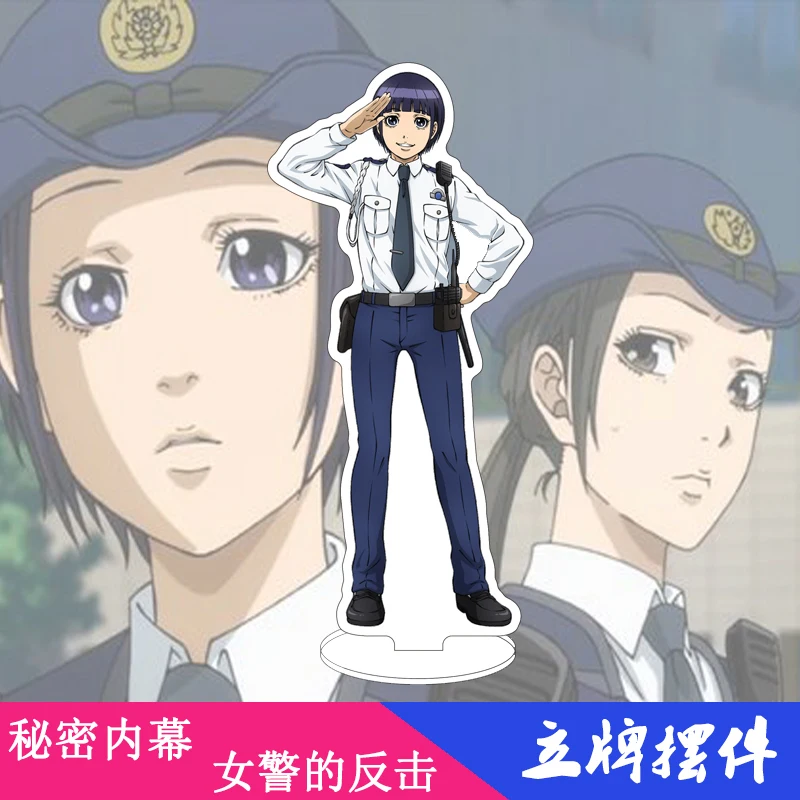 

Anime Stand Hakozume: Koban Joshi no Gyakushuu Mai Kawai Seiko Fuji Acrylic Figure Display desktop decoration 15cm