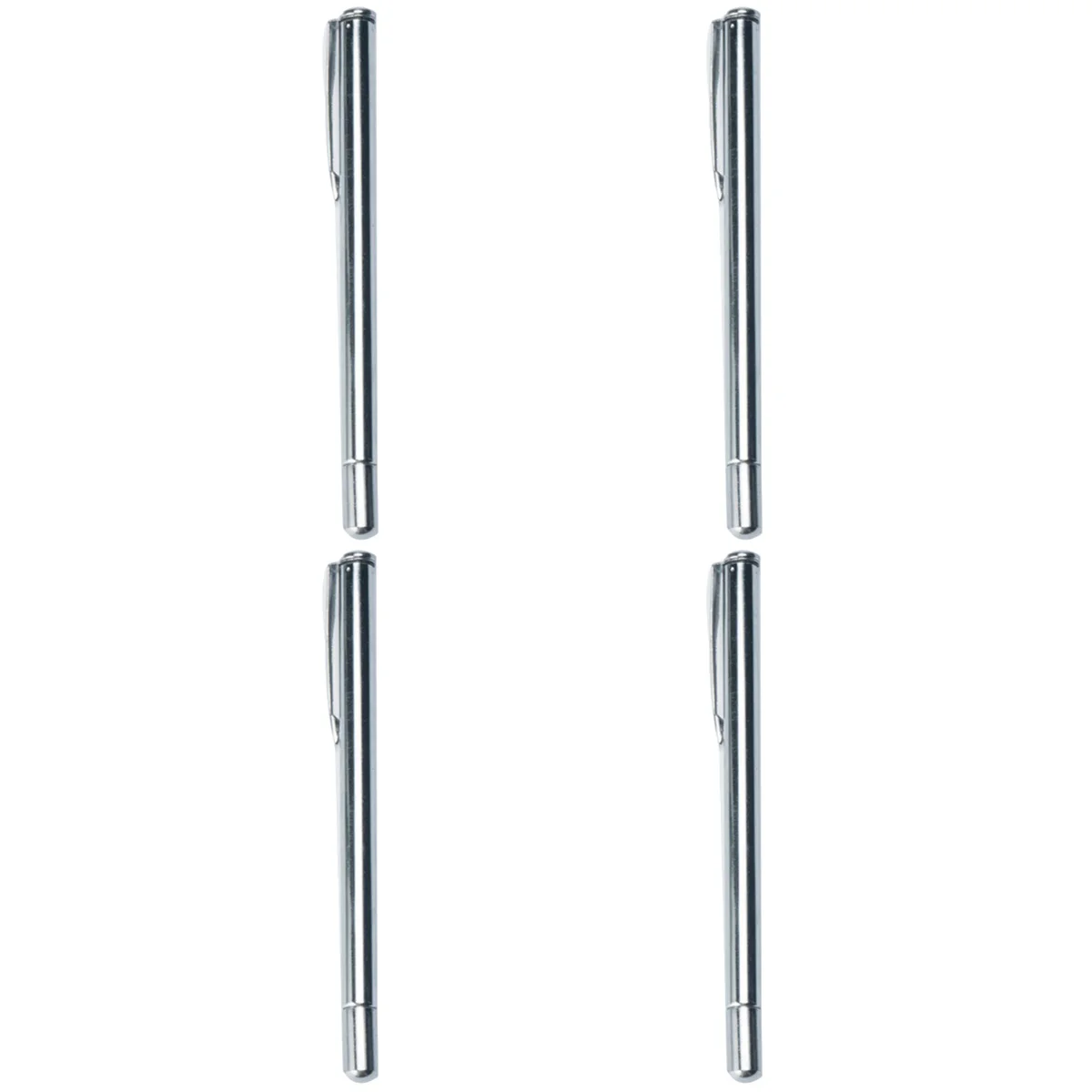 

4 PCS Retractable Expansion Rod Stick Wand for Visual Chart Optometry (Silver)