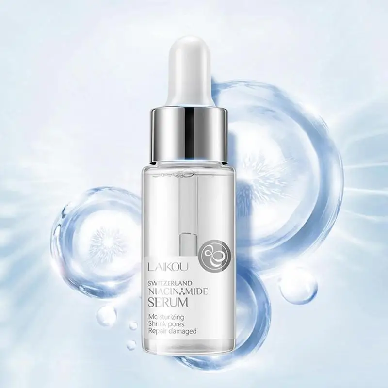 

LAIKOU Swiss Nicotinamide Extract Essence Hyaluronic Acid Pure 24K Gold Whitening Vitamin C Skin Care Face Serum