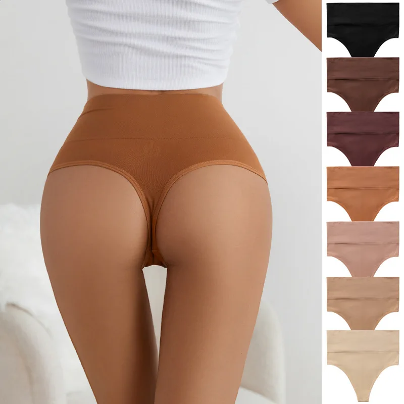 

1 шт. бесшовные антибактериальные дышащие женские стринги со средней талией сексуальное T-образное Спортивное женское нижнее белье для йоги