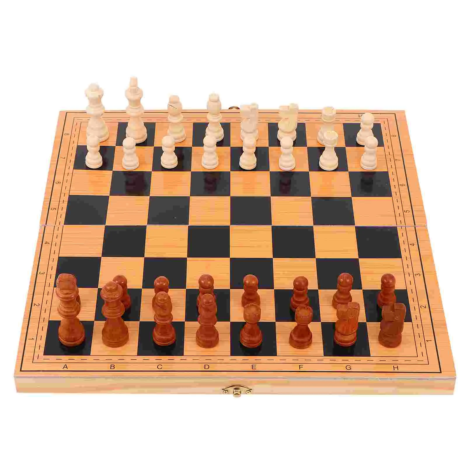 

1Set Wooden International Chess Wooden Chess International Chess Board Game Chessboard Game for Kids