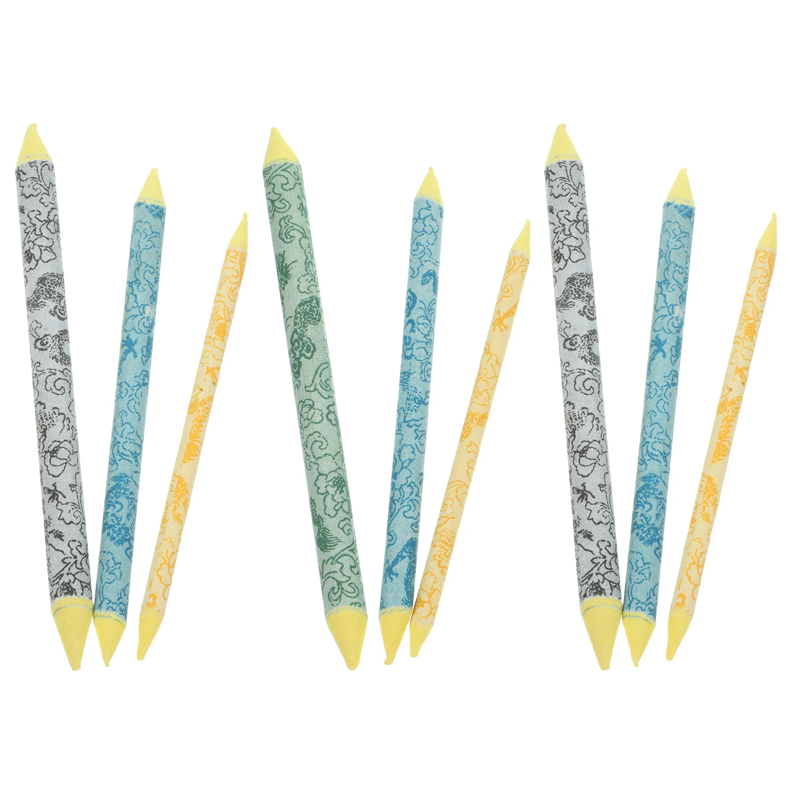 9 Pcs Paper Eraser Wiping Pen Artist Tool Blooming Effect Wiper Highlight Mixture Blender Smudge Supplies Correction Student