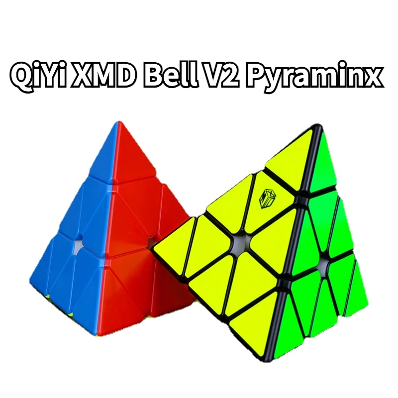 

[Funcube] QiYi XMD Bell V2 волшебный куб Пирамидка QiYi X-Man Bell V2 3x3 Пирамидка Магнитный Профессиональный 3x3x3 супер нео куб головоломка