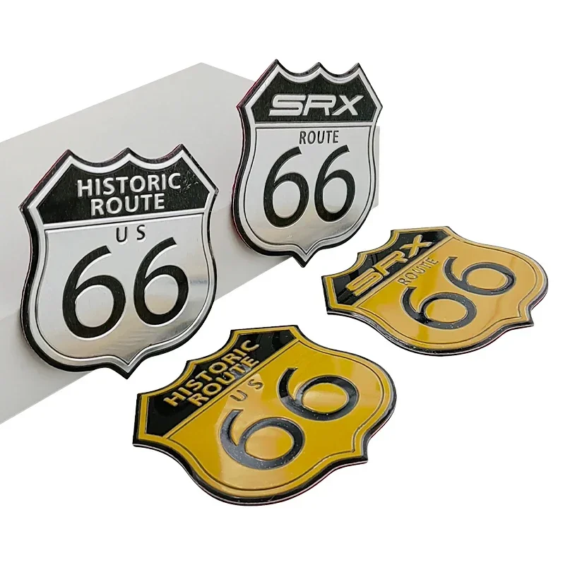 Боковая эмблема кузова автомобиля 66 значок на боковое крыло багажника наклейка