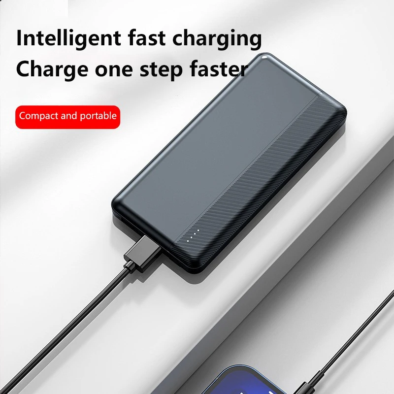Фото OnePlus 100000 мАч Power Bank Большая емкость Быстрая зарядка Ультратонкий портативный внешний аккумулятор с цифровым дисплеем для Huawei iPhone Новый №5