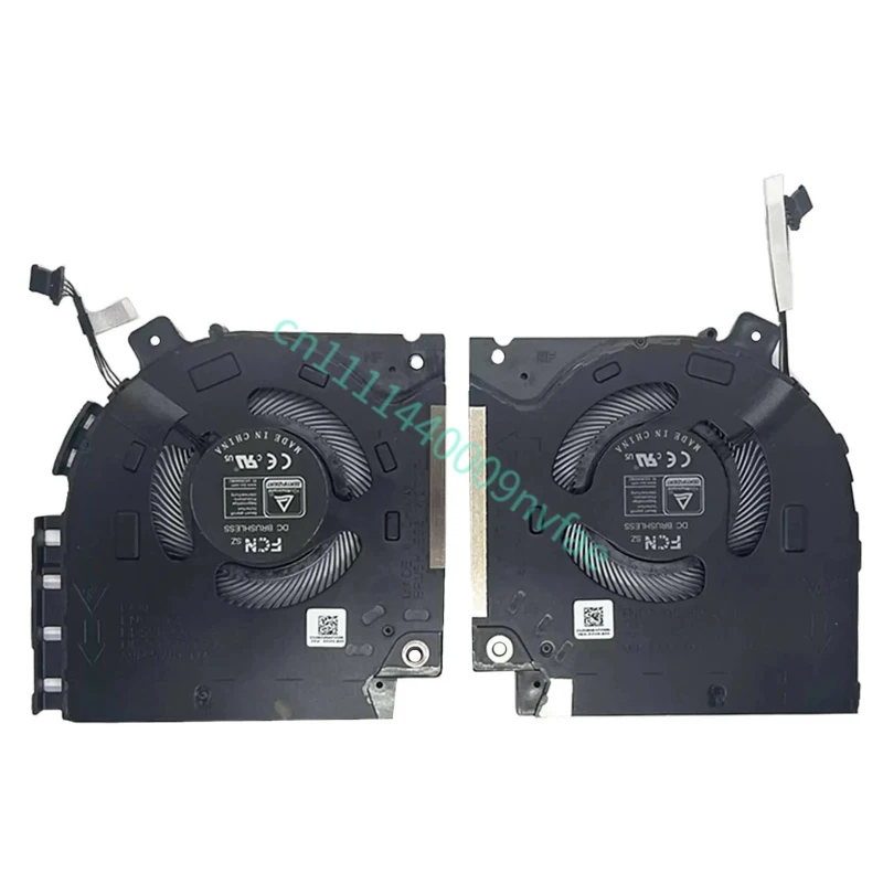 Фото Новый сменный основной вентилятор охлаждения для ноутбуков Dell Alienware X15 R1 RTX30 Series (CPU+GPU) 082VD4 0V0G61 0.2 №1