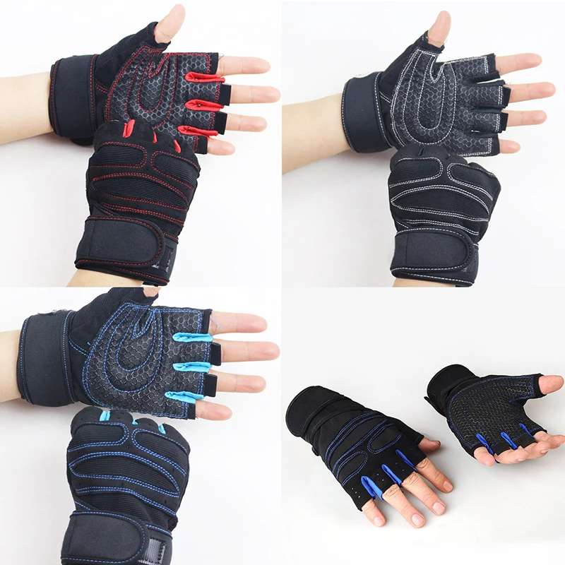 

Gym Gloves Fitness Weight Lifting Gloves Body Building Training Sports Exercise Cycling Sport Workout Glove for Men Women