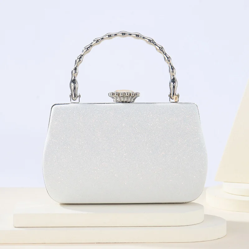 Элегантная сумка через плечо из искусственной кожи на цепочке торжественный