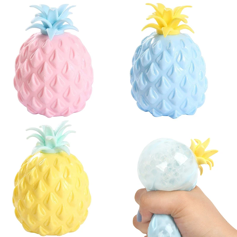 

Fidget Toys Decompression Pineapple Squeeze Ball Sensory Toy Anti-Stress Ball Fruit Pressure Release Toy for Kids Adult Gift
