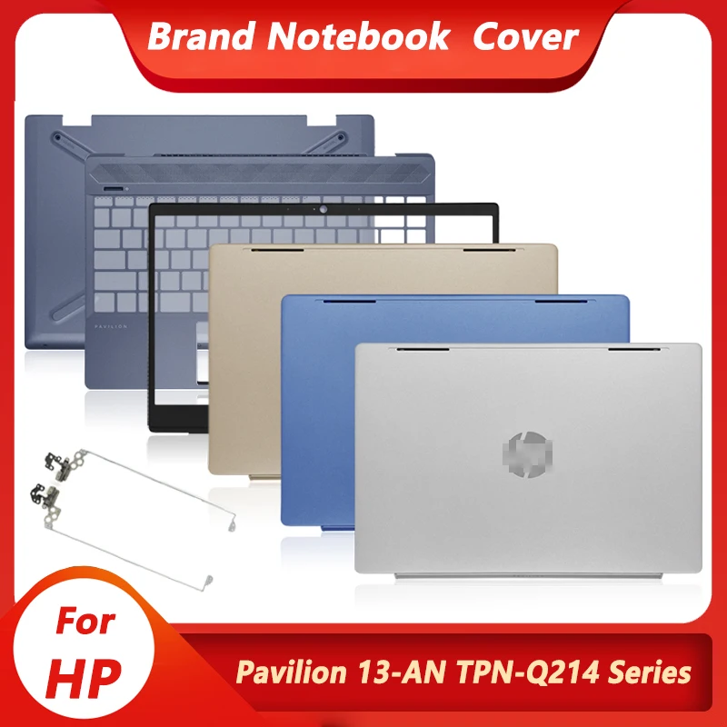 

New For HP Pavilion 13-AN TPN-Q214 13-AN0003TU Laptop LCD Back Cover Front Bezel Hinges Palmrest Bottom Case Silver Gray Pink