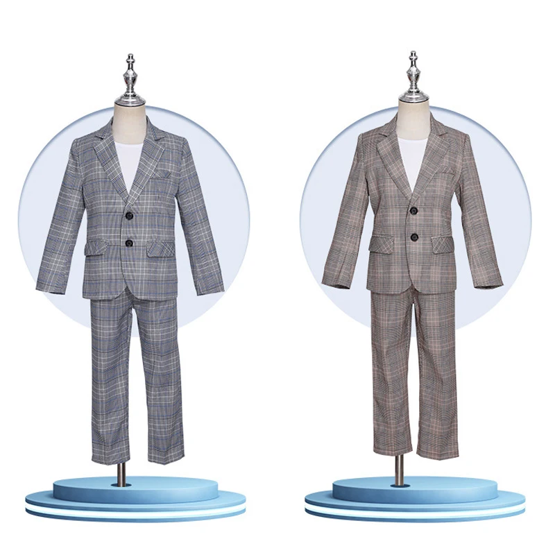 

2022 Elegant Baby Boys Wedding Suits Tuxedo Toddler School Uniform Formal Children Dress Costume Gentleman Kids Party Clothes