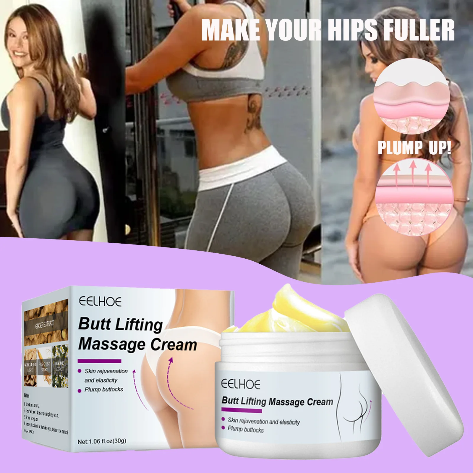 

Butt Enhancement Cream Effective Hip Lift Up Skin Care Product Whitening Cream Sexy Bigger Buttock Enhancer Body Free Shipping