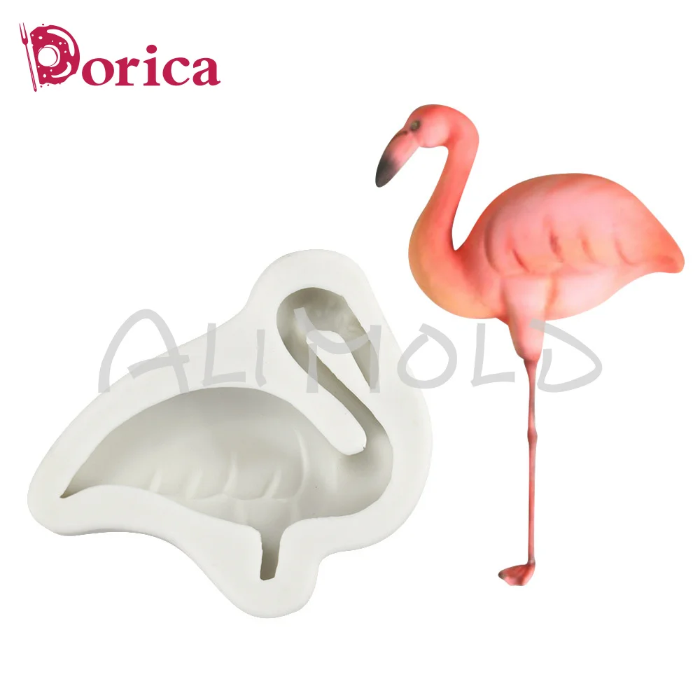 

Dorica New Arrival Flamingo Diy Fondant Chocolate Mousse Cake Mould Silicone Mold Kitchen Cake Decorating Tools Bakeware