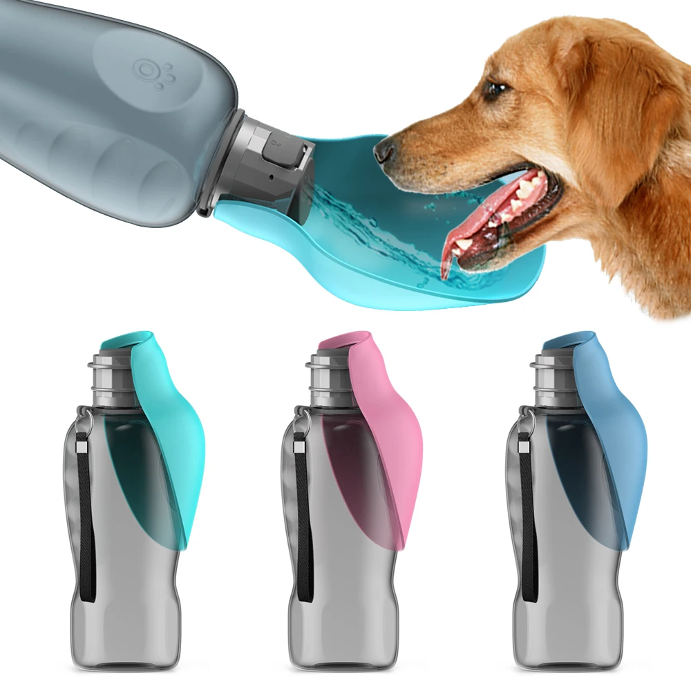 

Supplies Foldable Bowl Golden Retriever Travel Hiking Walking Bottle Big Dogs Drinking Pet Water Portable For Outdoor Dog 800ml