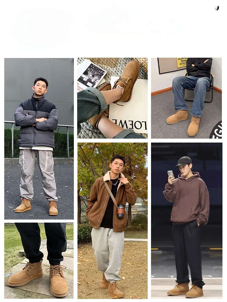 H8 Зимние зимние ботинки на флисовой подкладке женские утолщенные