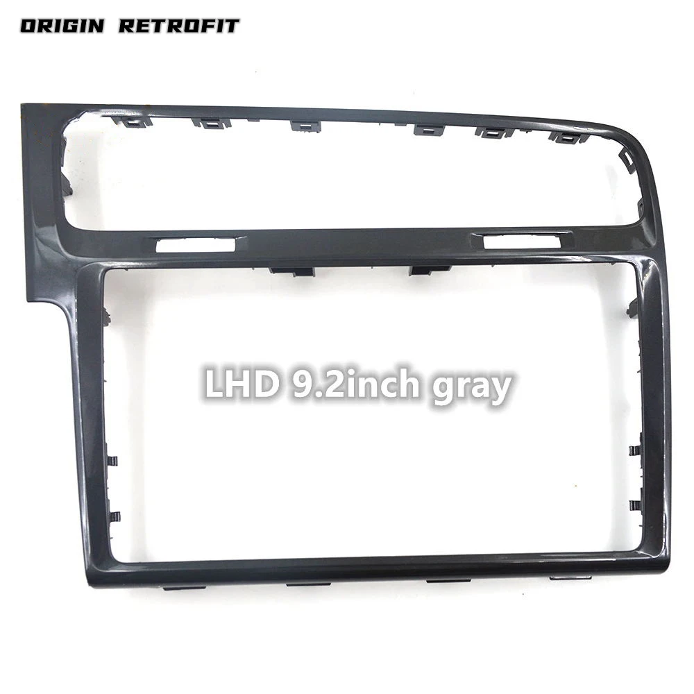 

5GG819728 5G2819743 для VW Golf MK7 9,2 8 LHD RHD MIB радиоприемник Navi навигационный экран пластиковая рамка панель отделка черный серый