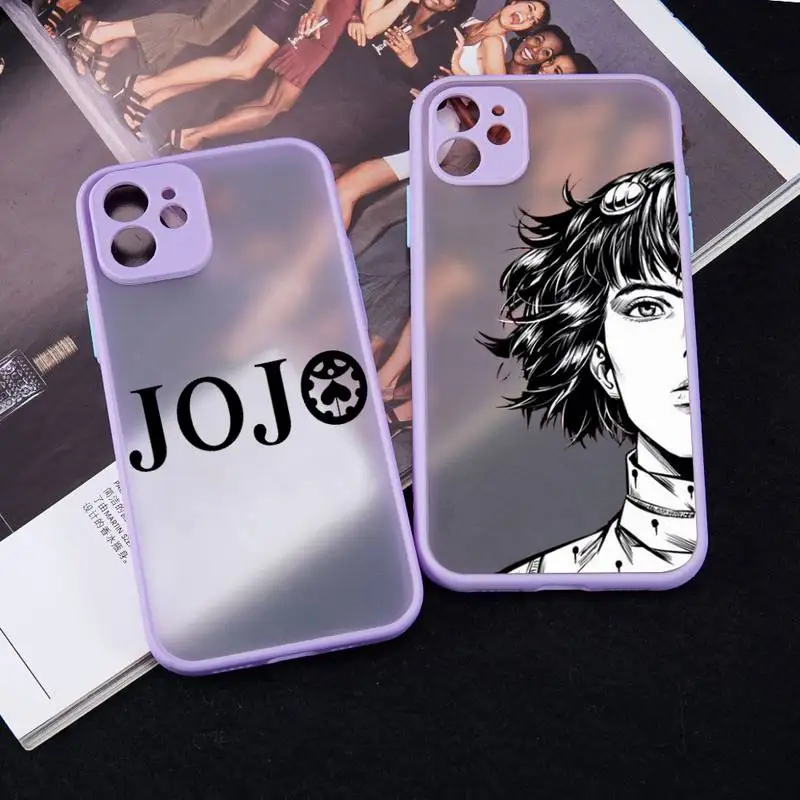 

JOJO’S BIZARRE ADVENTURE OVER HEAVEN Phone Case matte transparent For iphone 7 8 11 12 13 plus mini x xs xr pro max cover