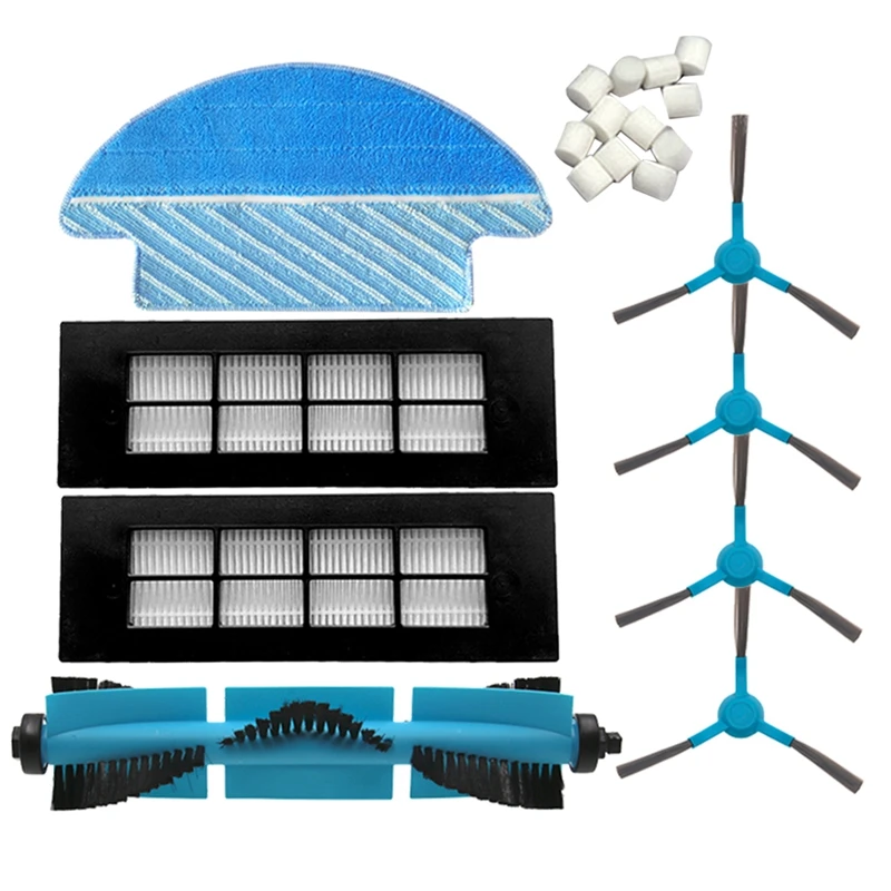 

Аксессуары для робота Cecotec Conga 3090 Series, основная боковая щетка, фильтр НЕРА, Швабра, тряпка