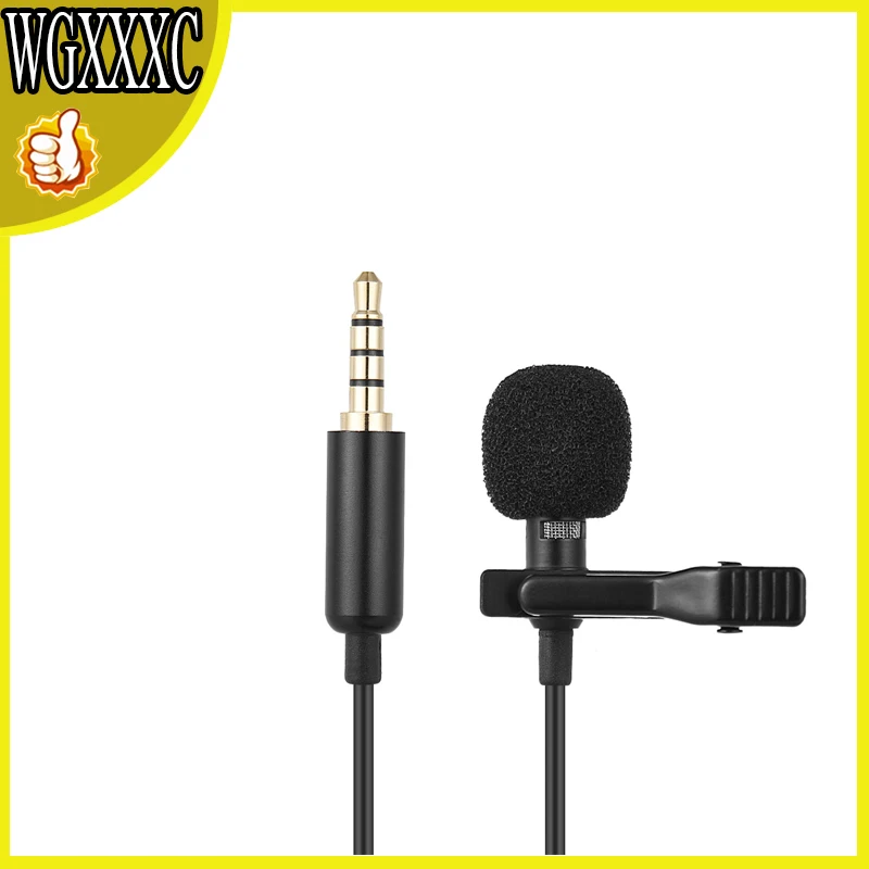 

Mini 1.5m portable microphone, condenser clip type, lapel clip type, wired microphone, suitable for notebook computers