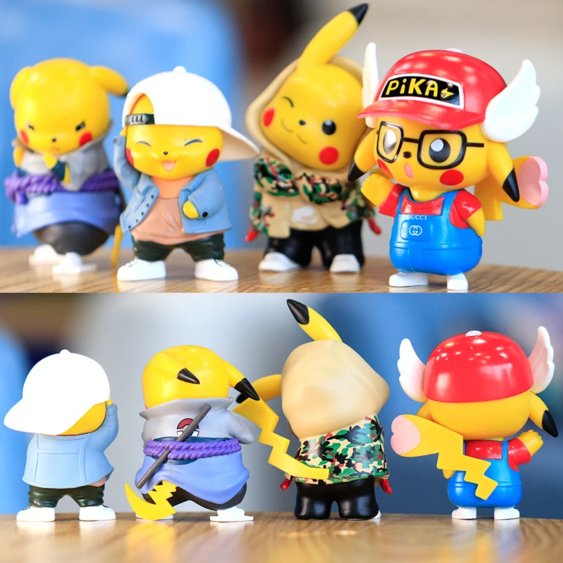 

Nendoroid Pikachu Figure Q Version Pikachu Anime Figure Cute Cartoon Dolls Action Figure Toys for Boys Kids Christmas Gift