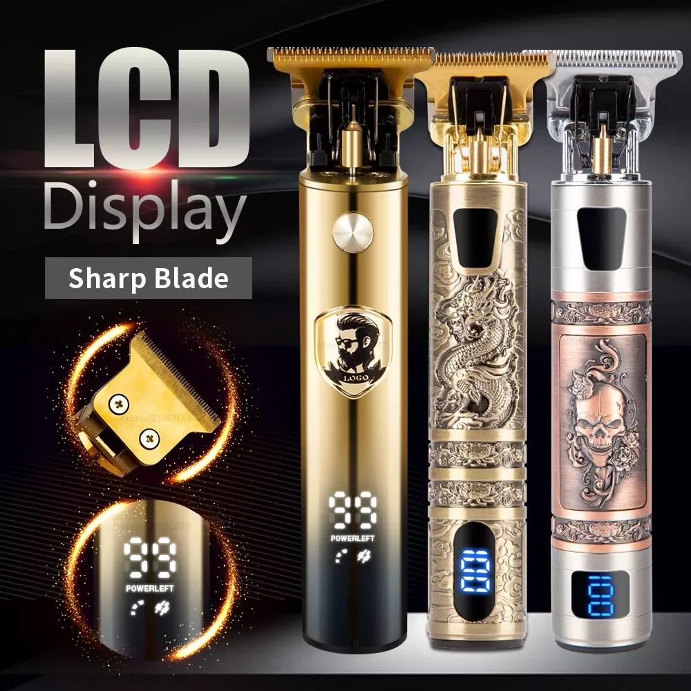 

Electric hair trimmer USB Rechargeable Hair Clipper Cordless Shaver Trimmer 0mm for Men Barber Hair Cutting haircut Styling tool