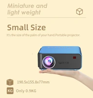 portable led small projector t4 mini children projector hd 1080p supported hdmi usb outdoor movie projector free shiping