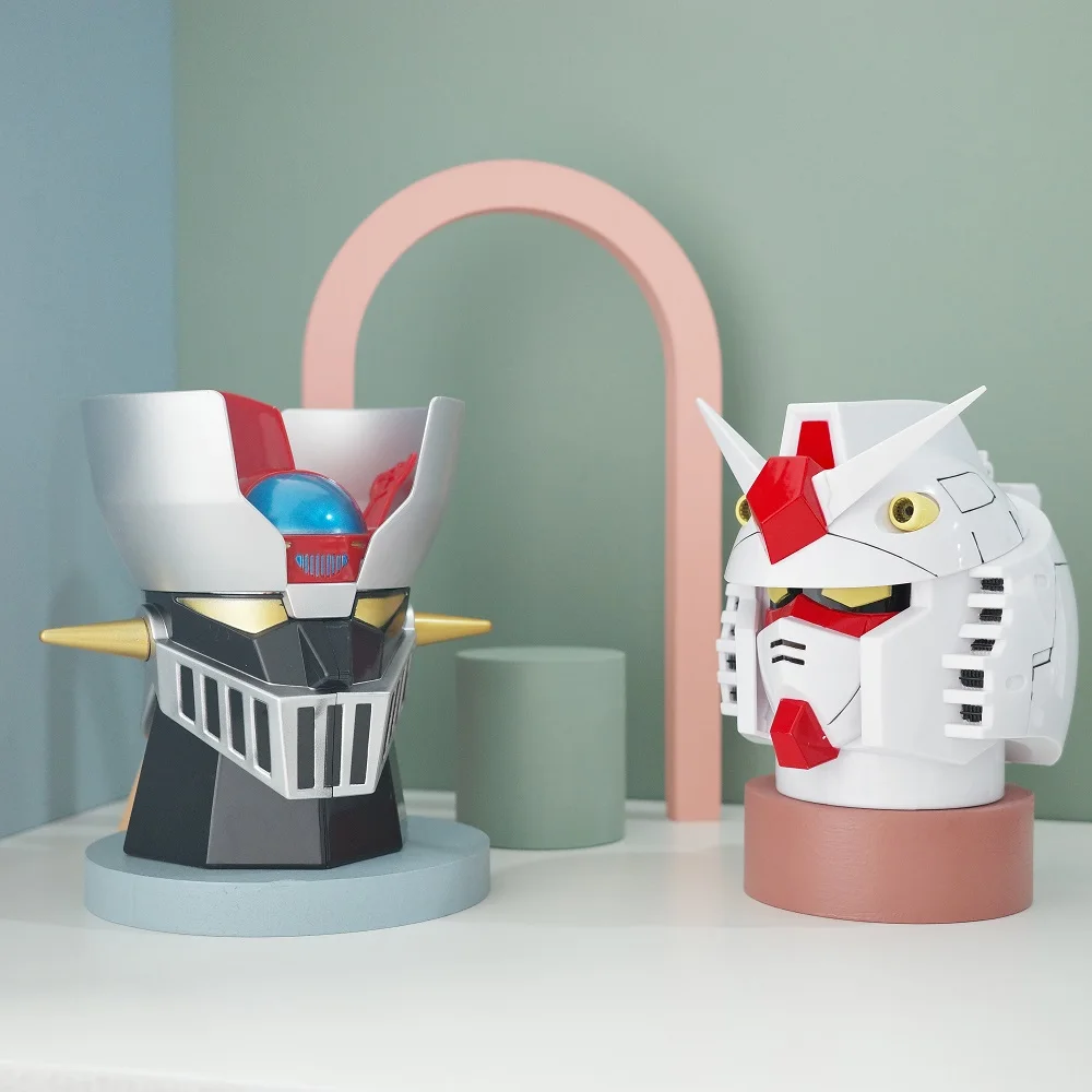 

Super Robot Great MAZINGER Z GUNDAM 420ml Stainless Steel Mugs / Ashtray Multi-function Milk Mug Cup Japanese Anime Water Cup